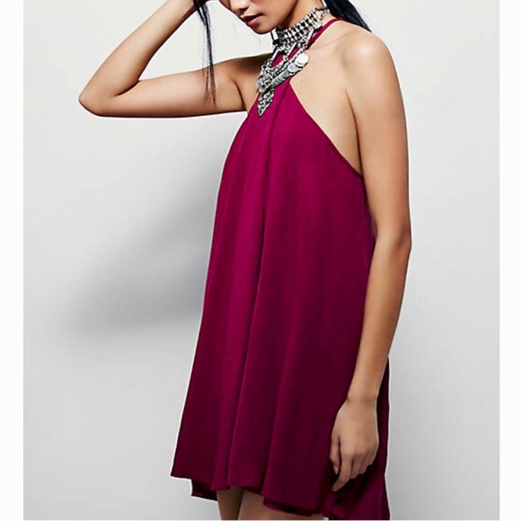 🎉HP🎉 FREE PEOPLE Star Crossed Fuchsia Pink Dress - Picture 5 of 8